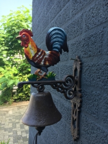 Türklingel ''Rooster'' - Gusseisen