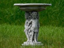 Statue mit Engeln - 30 cm - Stein