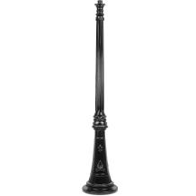 Lichtmast - 175 cm - Schwarz - Alu