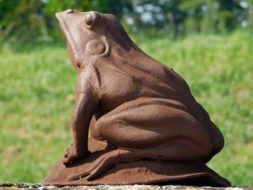 Statue Frosch - Oxid - Gusseisen