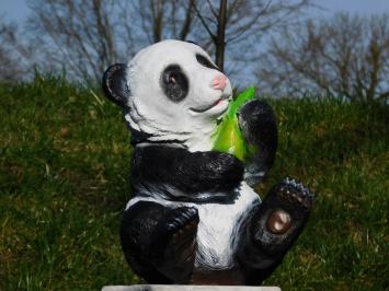 Statue Sitzender Panda Groß - 42 cm - Polystone