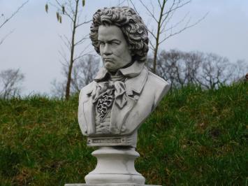 Büste von Beethoven auf Sockel - 127 cm - Stein