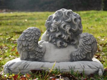 Statue Angel on Cushion - Stone