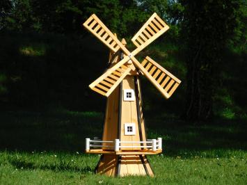 Windmühle - 130 cm - Imprägniertes Holz