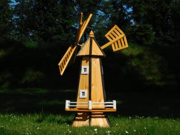 Windmühle - 130 cm - Imprägniertes Holz