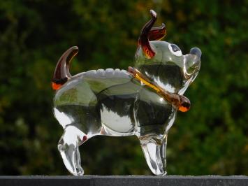 Glas Statue von Hund - 22 cm