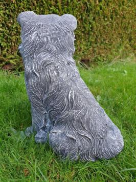 Gartenstatue von Hund, Sjors, Schäferhund, Beton