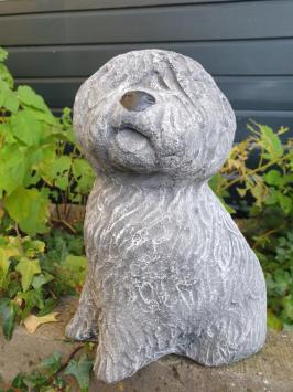 Gartenstatue Hund aus Beton, Hund