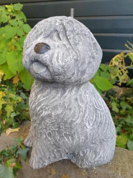 Gartenstatue Hund aus Beton, Hund