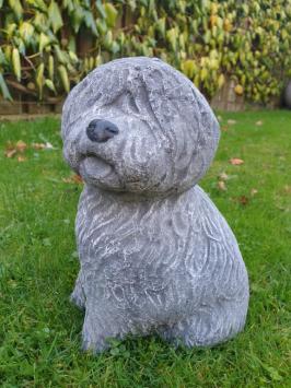 Gartenstatue Hund aus Beton, Hund