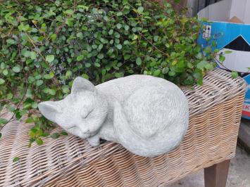 tuinbeeld vensterbank beeld beton , poes ,kat