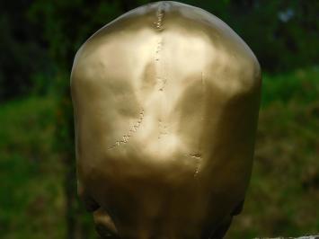 Skull - Schedel - Polystone - Goud