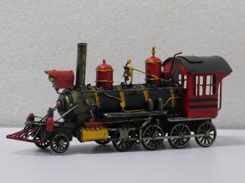 Dampflokomotive aus Metall - 35 cm - Handarbeit - Zug