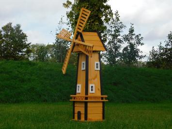 Große Windmühle - 155 cm - Imprägniertes Holz